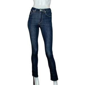 Acne Studios NEEDLE RAW Skinny Denim Jeans Dark Wash Size 26/32